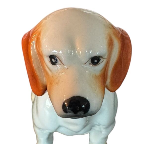 Vintage Bone China Beagle Dog Figurine – Japan – Hand Painted 3” Tall - Picture 2 of 9